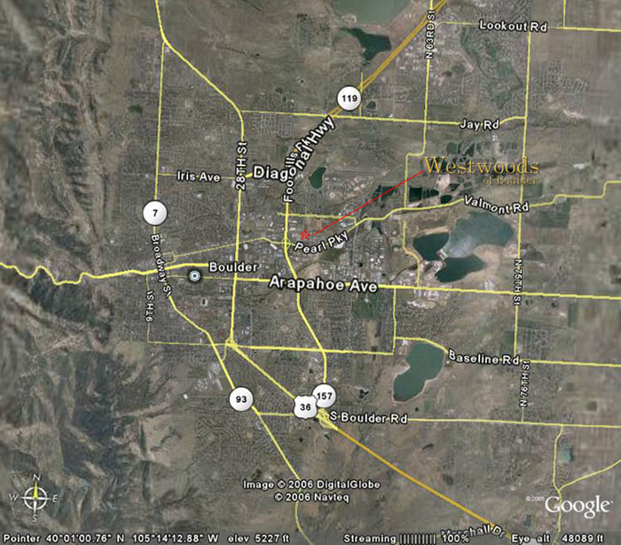 westwoods of boulder map 1